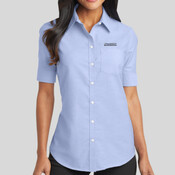 Women's Short Sleeve Oxford Shirt